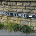 Bridge Street finger sign