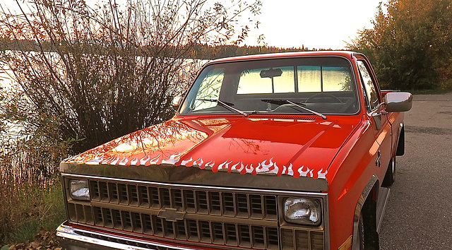 Nice old Chevy Scottsdale.