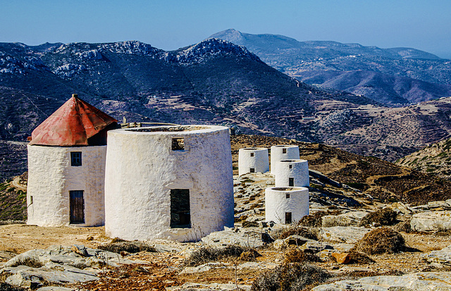 Amorgos: Mills on the Hills