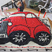 # 2  )  AH HA ..now a little red car cake...w/16 year old girl standing in the sun/moon roof :)))   GRAND DAUGHTER  !!! :))