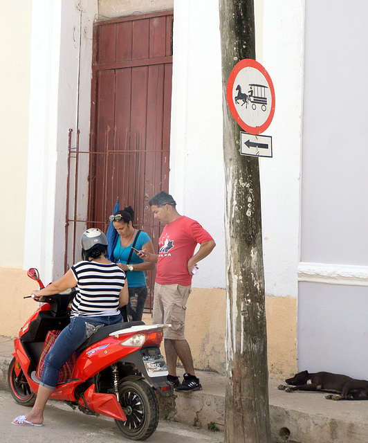 Street scene, Remedios, Cuba