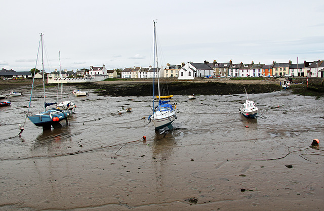 High and dry at the Isle of Whithorn