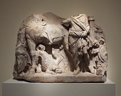 Marble Relief with the Hero Makedon in the Metropolitan Museum of Art, June 2016