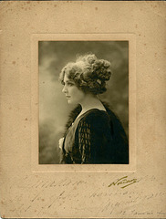 Marguerite Carre by Nadar Autographed