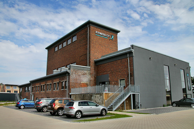 Fitnessloft im ehem. Betriebsgebäude der Zeche Fürst Leopold 1/2 (Hervest-Dorsten) / 19.07.2020