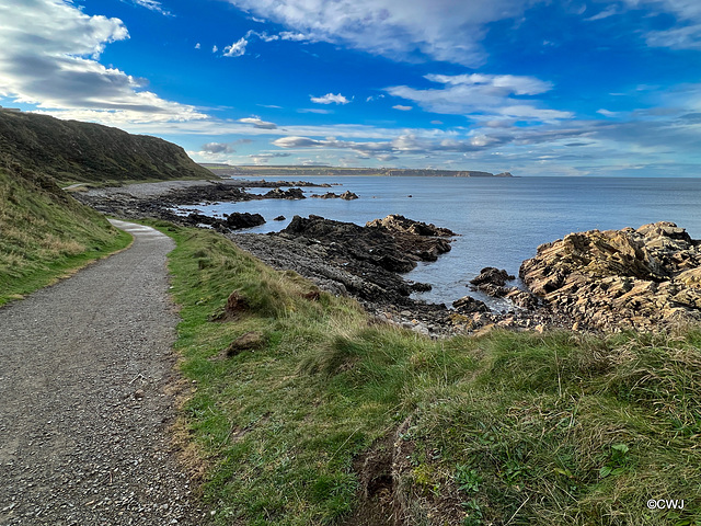 The Banffshire coastline between Cullen and Findlater Castle