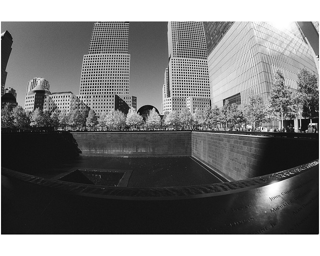 Fisheye monument