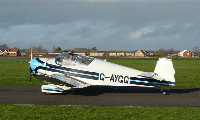 G-AYGG at Solent Airport - 20 December 2018