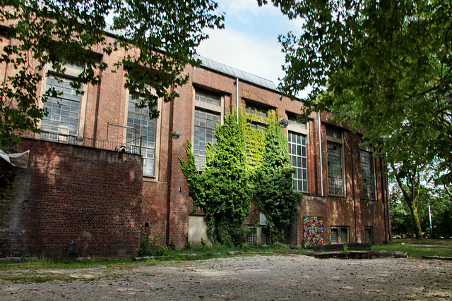 Verwaiste Werkshalle (Zeche Fürst Leopold 1/2, Hervest-Dorsten) / 19.07.2020