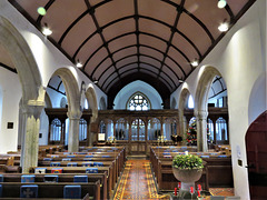 south pool church, devon, c16 rood screen (2)
