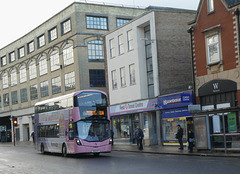 First Eastern Counties 35199 (SK16 GVY) in Norwich - 2 Dec 2022 (P1140240)