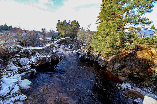 Carrbridge on New Year morning