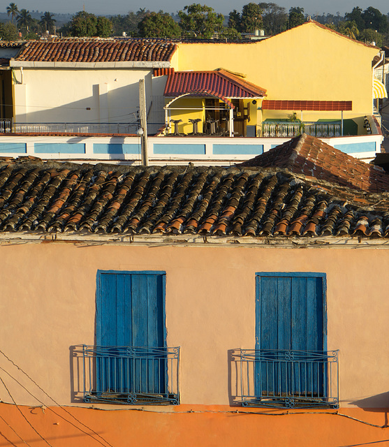 Two doors, Remedios, Cuba