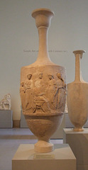 Marble Funerary Lekythos of Aristomache in the Metropolitan Museum of Art, January 2012