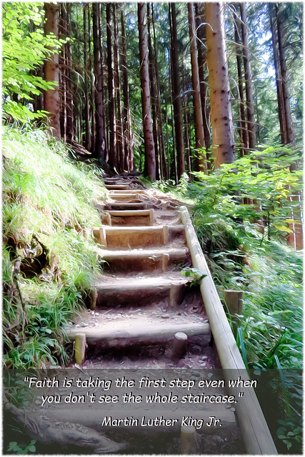 steil empor - hoch hinauf