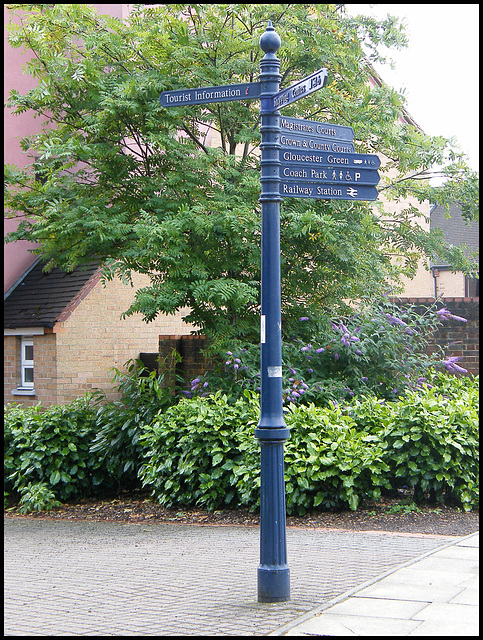 Turn Again signpost