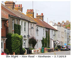 Bin blight New Road Newhaven 1 7 2013