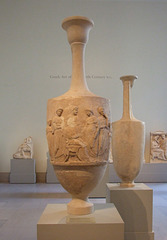 Marble Funerary Lekythos of Aristomache in the Metropolitan Museum of Art, January 2012