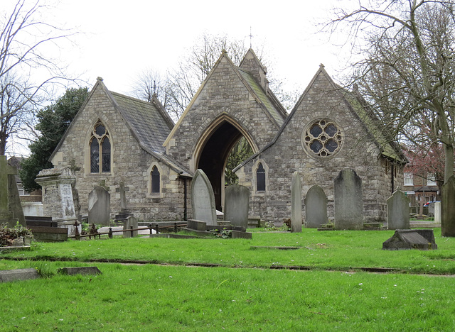 battersea st mary's cemetery, london