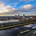 View over Glasgow from Speirs Wharf