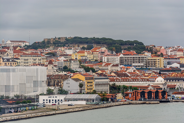 Lissabon, Blick zum Castelo de São Jorge