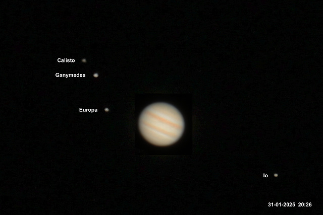 Jupiter and moons Jupiter and moons