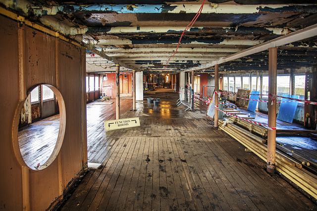 Four Buckets on the TS 'Queen Mary'