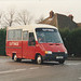 Cuttings Coaches F799 FPP in Bury St. Edmunds – 10 Feb 1995 (251-01)