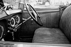 Old motoring bench