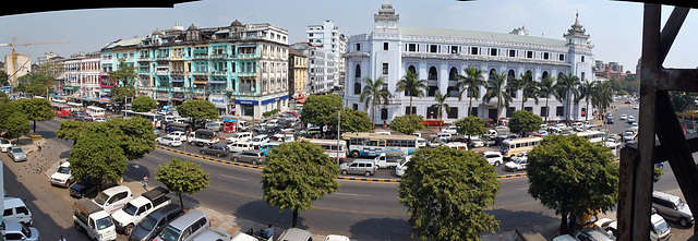 view of Sule Paya Road