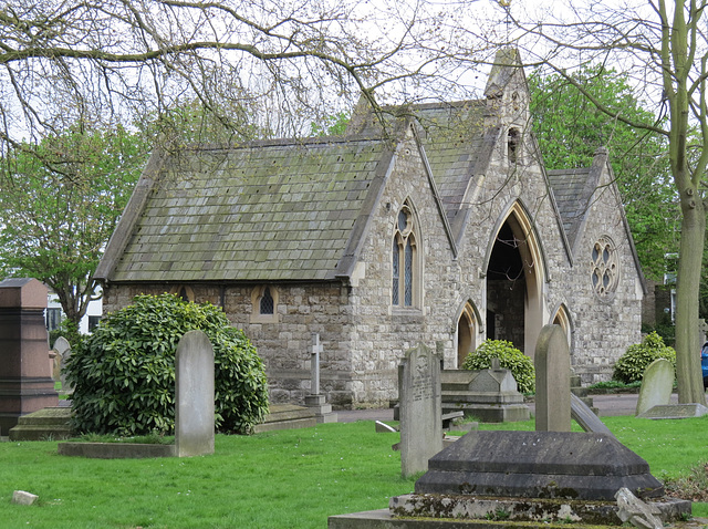 battersea st mary's cemetery, london