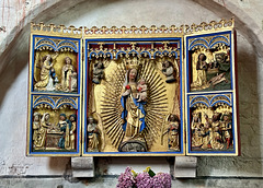 Der kleine Altar der Dorfkirche