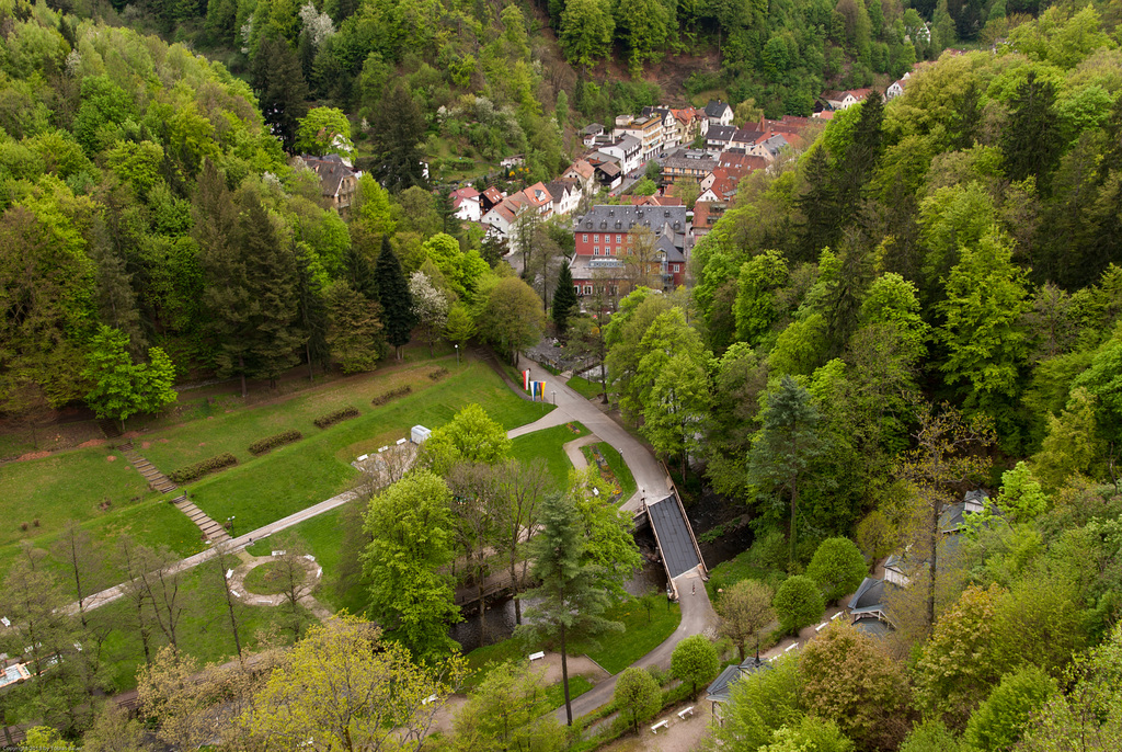 Blick zum Kurpark