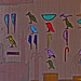 Neuss - Ägyptische Hieroglyphen unter der Hammer Brücke