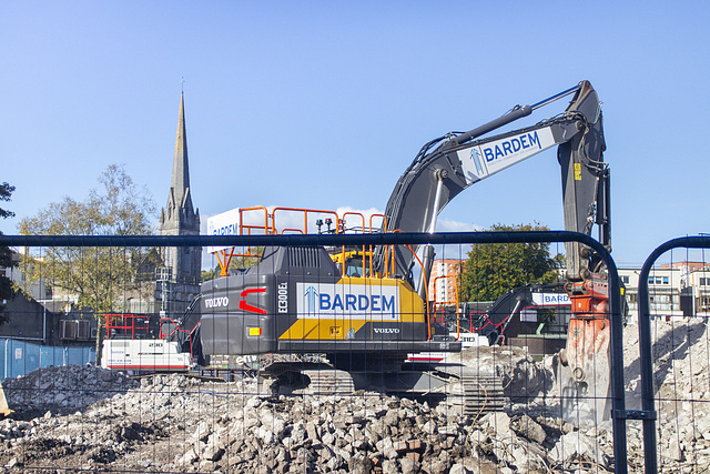 Demolition of Dumbarton Town Centre