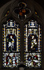 Hildersham - Holy Trinity - stained glass window in N aisle 2015-12-31