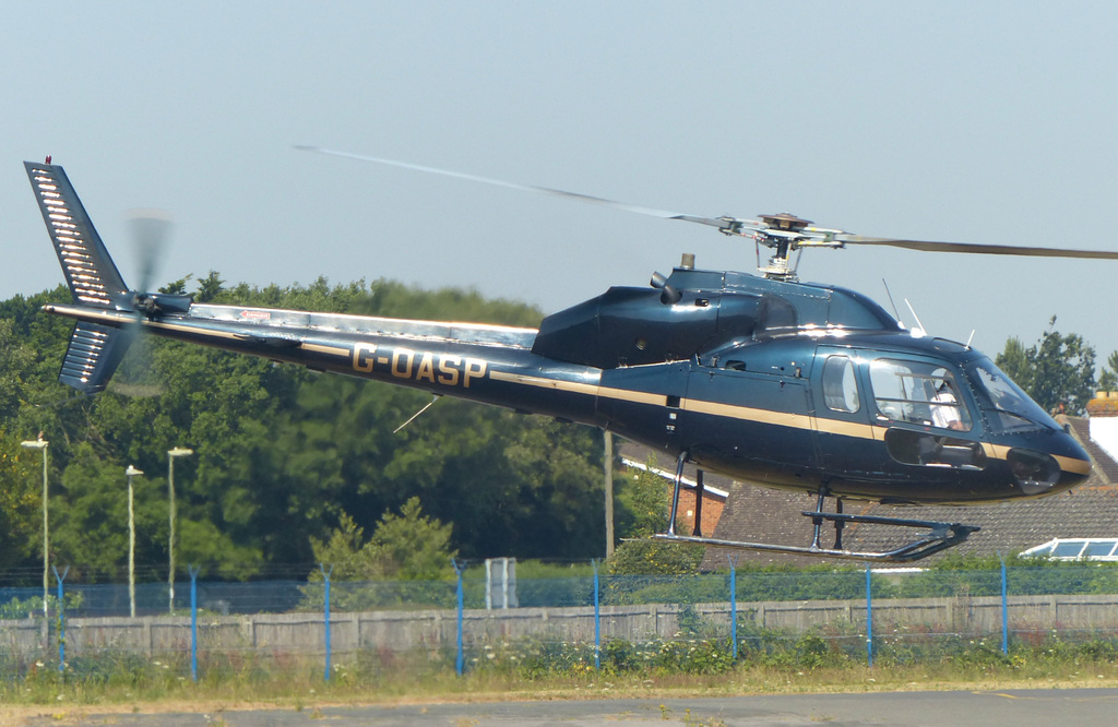 G-OASP departing from Solent Airport (1) - 7 July 2018