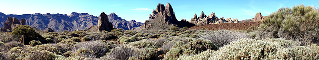 Erster Blick auf die 'Roques de García'. ©UdoSm