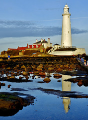 St Mary's Lighthouse Reflected