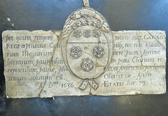 st helen bishopsgate , london seal detail of c17 tomb of sir julius caesar +1636  (36)