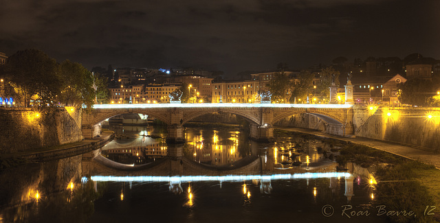 River Tiber, Rome, Italy.