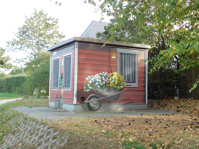 Trafohäuschen "Gartenhaus" in Wieck