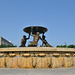 Malta, Tritons Fountain near Valetta Bus Terminal