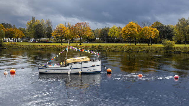 Boat with Bunting