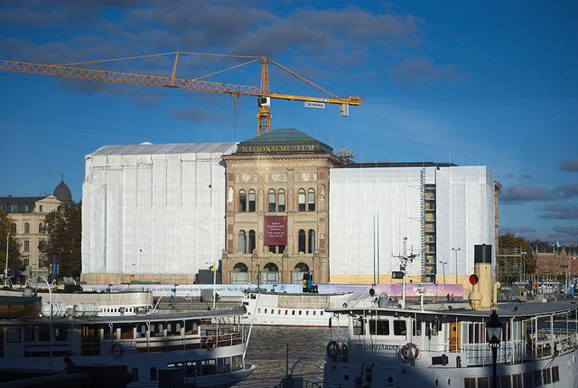 Die Schiffe gegenüber dem Nationalmuseum Die Schiffe gegenüber dem Nationalmuseum