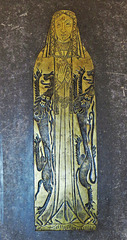 st helen bishopsgate , heraldry on brass from early c16 tomb   (40)