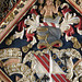 newstead abbey, notts; mid c16 overmantel 1556