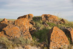rock pile at Red Rock Coulee