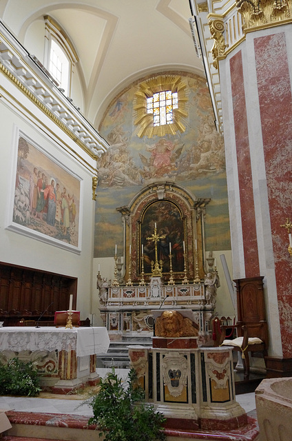 The cathedral altar