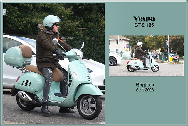 Vespa GTS 125 Brighton 5 11 2023